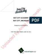 Bay City Academy FYE June 2014 Audit