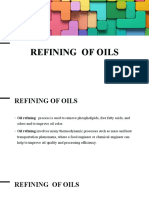 Refining of Oils