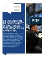 19 - U3. La Produccion de Conocimiento Oficial Sobre La Seguridad en La Argentina