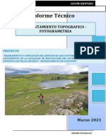 Informe de Levantamiento Topografico