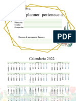 Planner A5 Horizontal Suculento