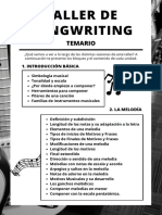 Programa Taller de Songwriting