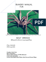 Wolf Spider Husbandry Manual