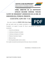 Constancia de Vacante y Conducta 2016