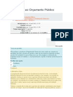 Introdução ao Orçamento Público em