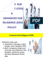 Customer Due Diligence-EDD Policy MIH 2021 PDF