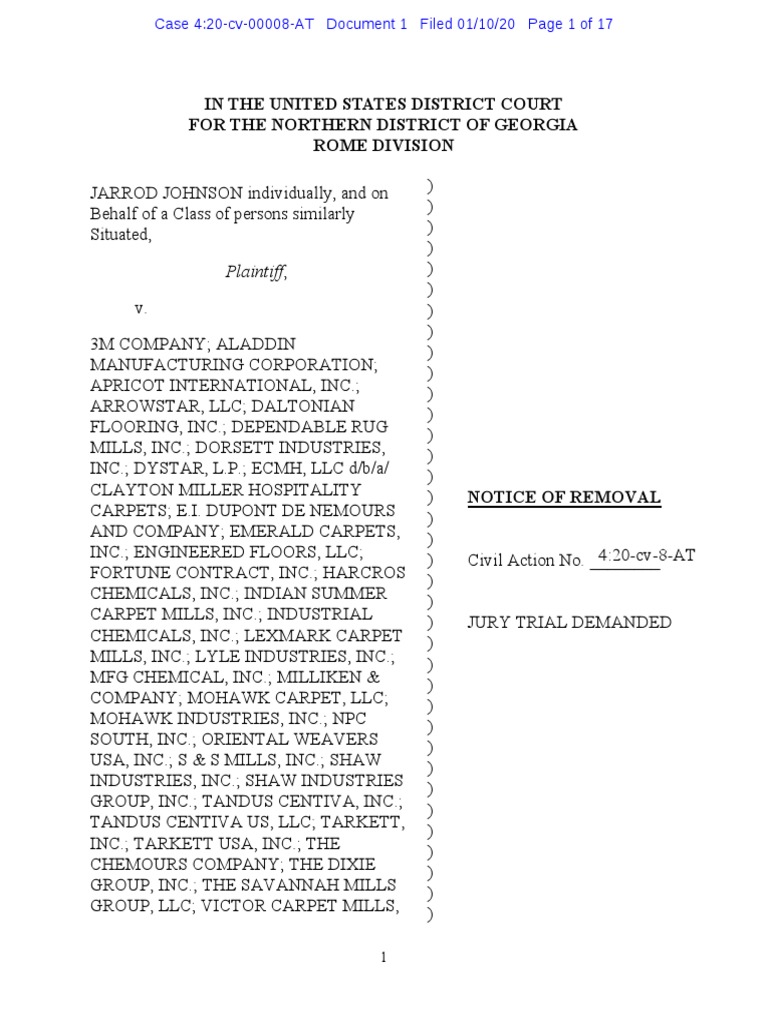 Dalton Utilities PDF Complaint Class Action