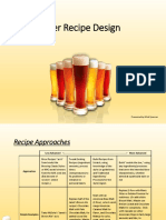 Designing Beer Recipes from Scratch