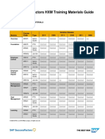 SAP SuccessFactors HXM Training Materials Guide