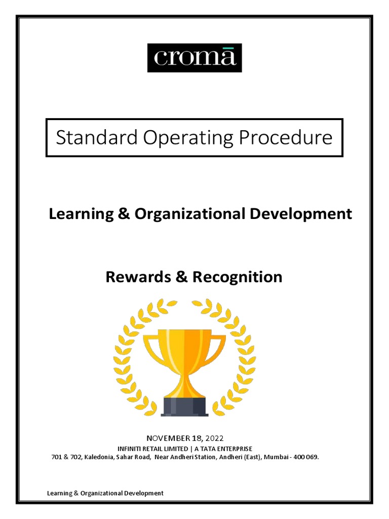 Sop - L&od R&R | PDF | Business