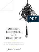 Guitar - Dissent, Discourse, and Democracy. Whistleblowers As Sites of Political Contestation (2021)