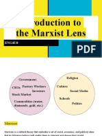 Introduction To The Marxist Lens