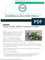 Tractor Híbrido MERLO Turbofarmer Hybrid - Asociación Argentina de Vehículos El PDF