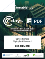 Acreditaciones Cdays - CannabisHub UPC PDF