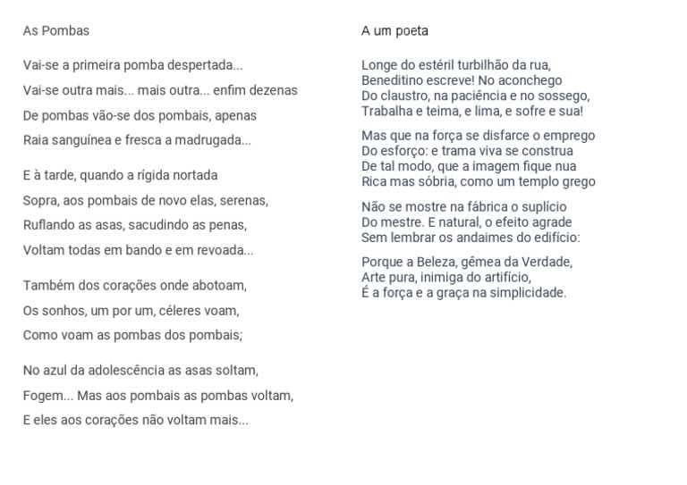 2 Poemas Parnasianos | PDF