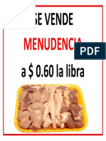 Se Vende Menudencia