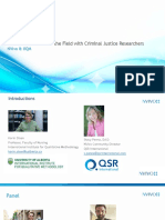 NVivo Webinar Team Collaboration in The Field With Criminal Justice Researchers