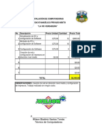 Instalación de computadoras y configuración de software en colegio privado