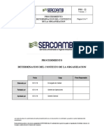 PRO - 22 Determinacion Del Contexto de La Organizacion v2