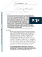 PEG-Stabilized Core-Shell Surface-Imprinted Nanoparticles