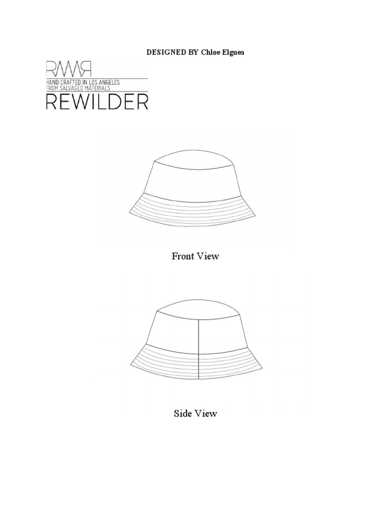 DIY Bucket Hat Sewing Instructions | PDF | Seam (Sewing) | Sewing