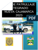 Plan Patrullaje Integrado Nueva Cajamarca 2023