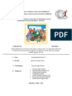 Año de La Unidad, La Paz Y El Desarrollo Universidad Católica de Los Ángeles Chimbote