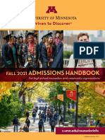 Counselor UMN Admissions Handbook