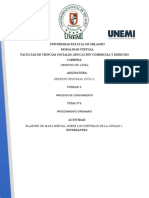 Trabajo de Investigacion, Derecho Procesal Civil