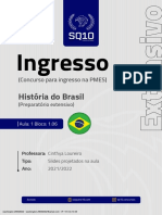 (Ingresso Na PMES) - História Do Brasil - Aula 01 - Bloco 1.06