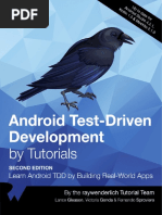 Android Test-Driven Development by Tutorials by Lance Gleason, Victoria Gonda Fernando Sproviero PDF