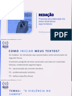 Propostas para introduções de textos dissertativos argumentativos