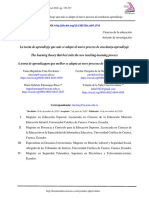 Dialnet LaTeoriaDeAprendizajeQueMasSeAdapteAlNuevoProcesoD 8385944 PDF