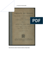 O Tratado de Versalhes (1919)