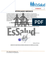 Certificad de Salud