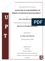 Tecnologías de Almacenamiento de Energía Con Enfasis en Electroquímica