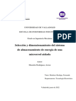 Selección y Dimensionamiento Del Sistema de Almacenamiento de Energía de Una Microrred Aislada