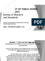 Department of Public Works and Highways Bureau of Research and Standards
