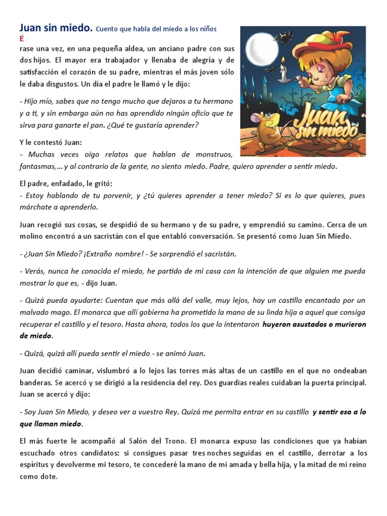 Cuentos 6o | PDF | Temor