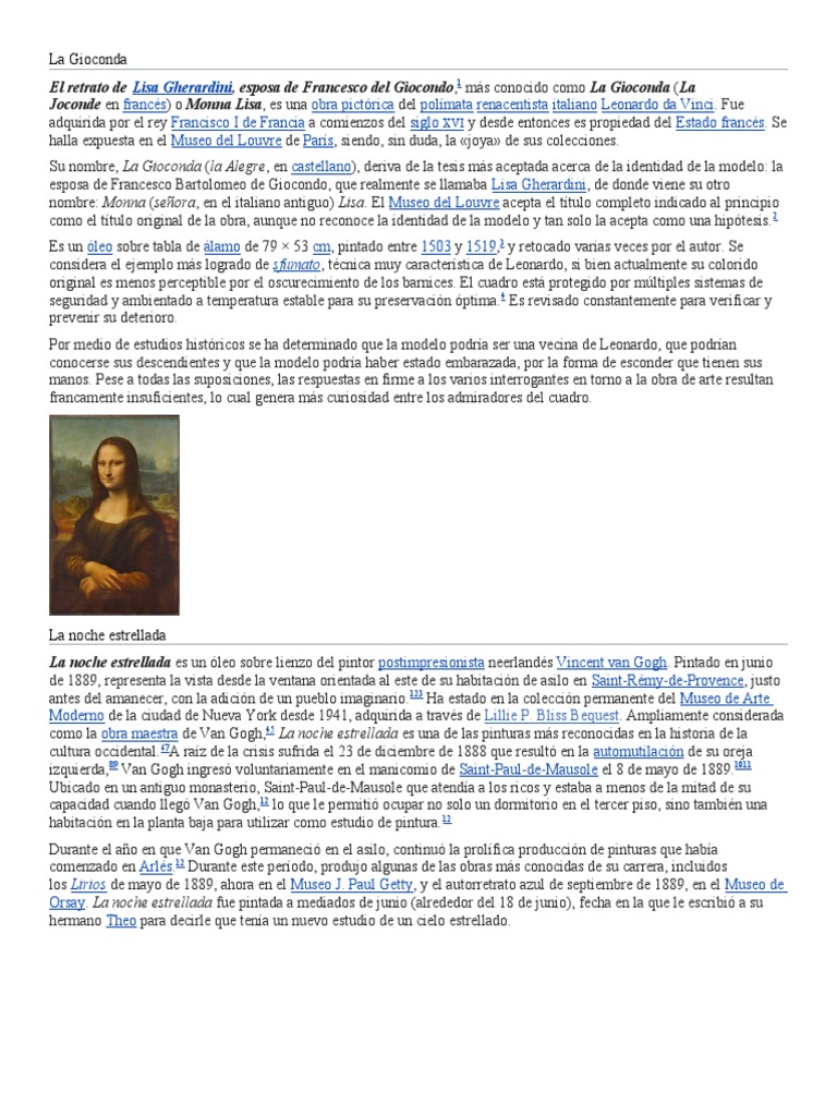 12 Obras de Arte Pintura | PDF | Artes plásticas | Pinturas