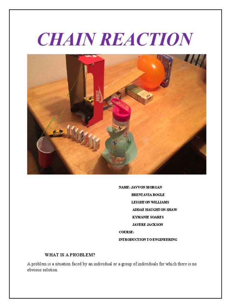 Chain Reaction Candle Extinguisher | PDF