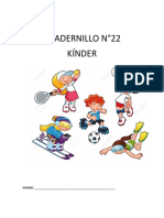 CUADERNILLO 22 Kinder