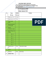 SANTI'S List Permintaan BHP