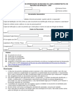 Modelo de Formulario de Requerimento JARI PDF
