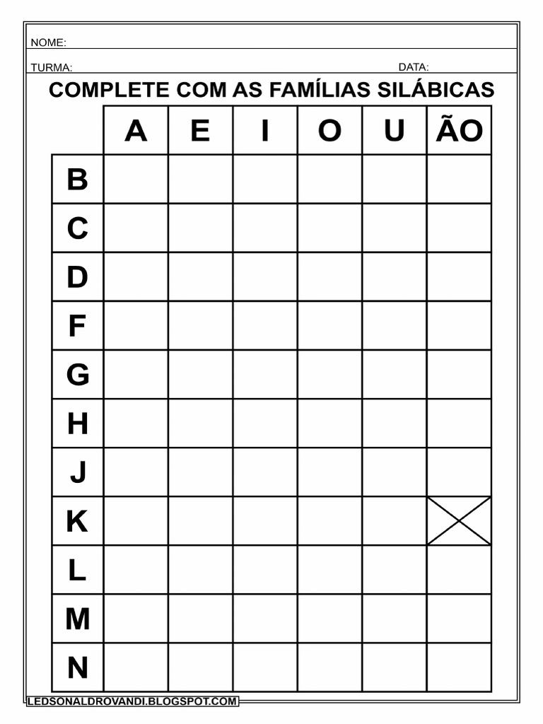 Complete Com As Silabas | PDF
