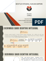 Bentuk Integral Hukum Ampere