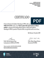 Certificado Retorno À Prática Clínica - 2hrs