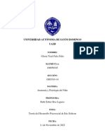 Cuadro. Teoría Del Desarrollo Psicosocial de Eric Erikson