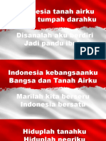 Indonesia Tanah Airku Tanah Tumpah Darahku Disanalah Aku Berdiri Jadi Pandu Ibuku