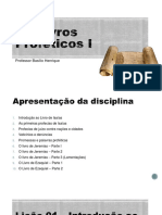 Aula 01 - LIVROS PROFÉTICOS - ISAIAS